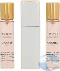 Chanel Coco Mademoiselle Geschenkset - Eau De Toilette + 2x Eau De Toilette Refill -Beroemde Parfum Winkel 1015x1200 4