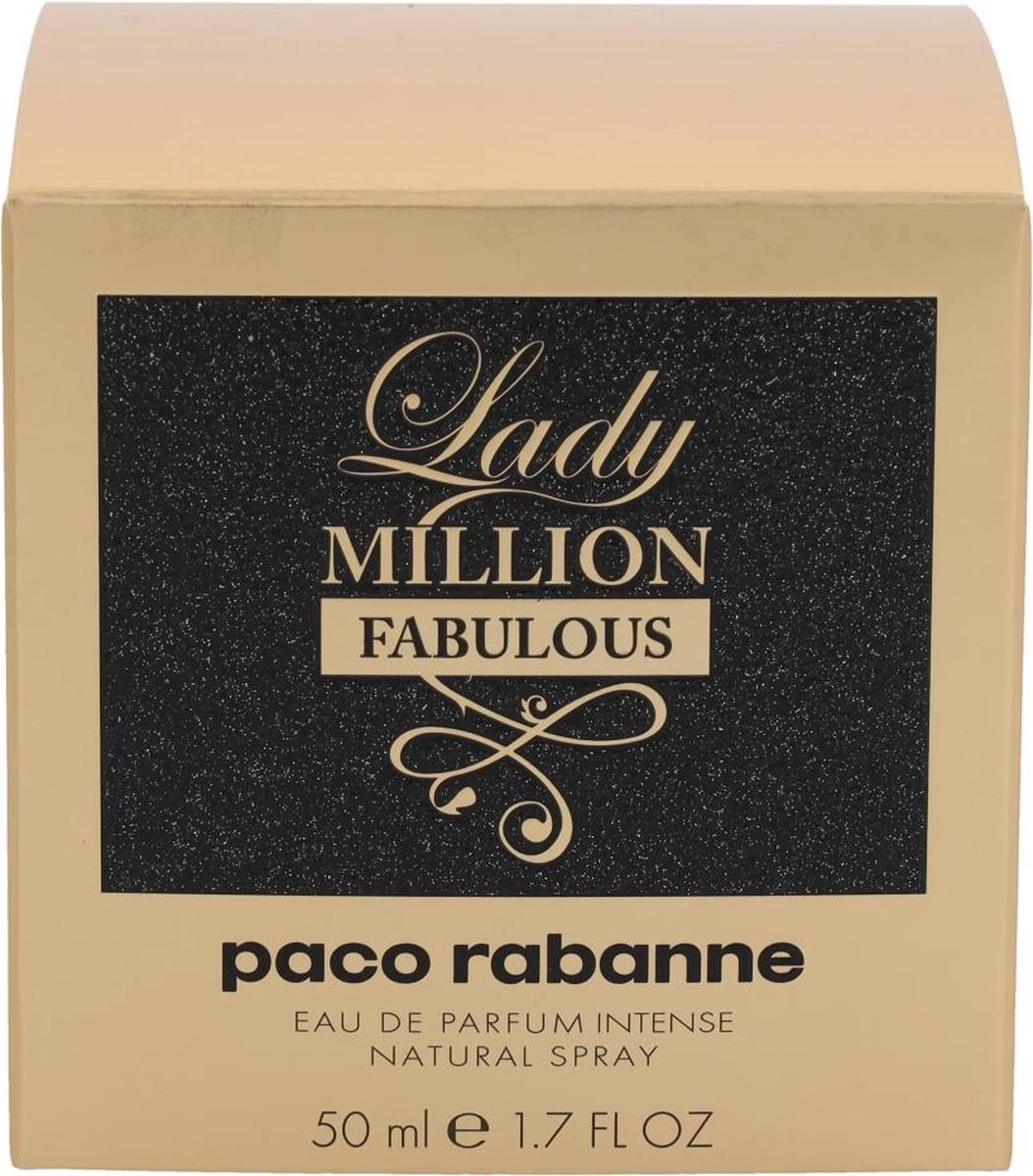 Paco Rabanne Lady Million Fabulous 50 Ml - Eau De Parfum - Damesparfum 4 Paco Rabanne Lady Million Fabulous 50 Ml - Eau De Parfum - Damesparfum - Afbeelding 4