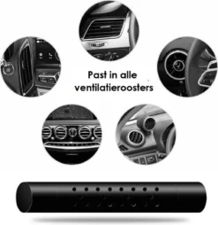 Autoparfum - Luchtverfrisser Auto - Inclusief 5 Geuren - Luxe Design - ZWART - Hervulbaar - Fris -Beroemde Parfum Winkel 1168x1200 3