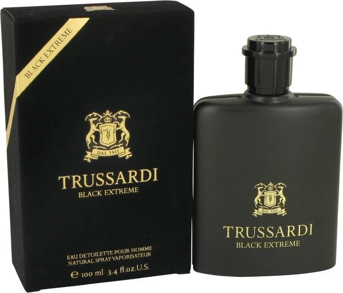 Trussardi Black Extreme - 100 Ml - Eau De Toilette 2 Trussardi Black Extreme - 100 Ml - Eau De Toilette - Afbeelding 2