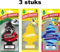 Arbre Magique - Geurboom - Autogeur - Arbre Magique Luchtverfrisser - Arbre Magique - 3 Stuks! - Set Van 3 - Auto Geurverfrisser - Auto Parfum -