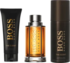 Hugo Boss The Scent - Eau De Toilette Spray 100 Ml + Deodorant Spray 150 Ml + Shower Gel 100 Ml - Geschenkset