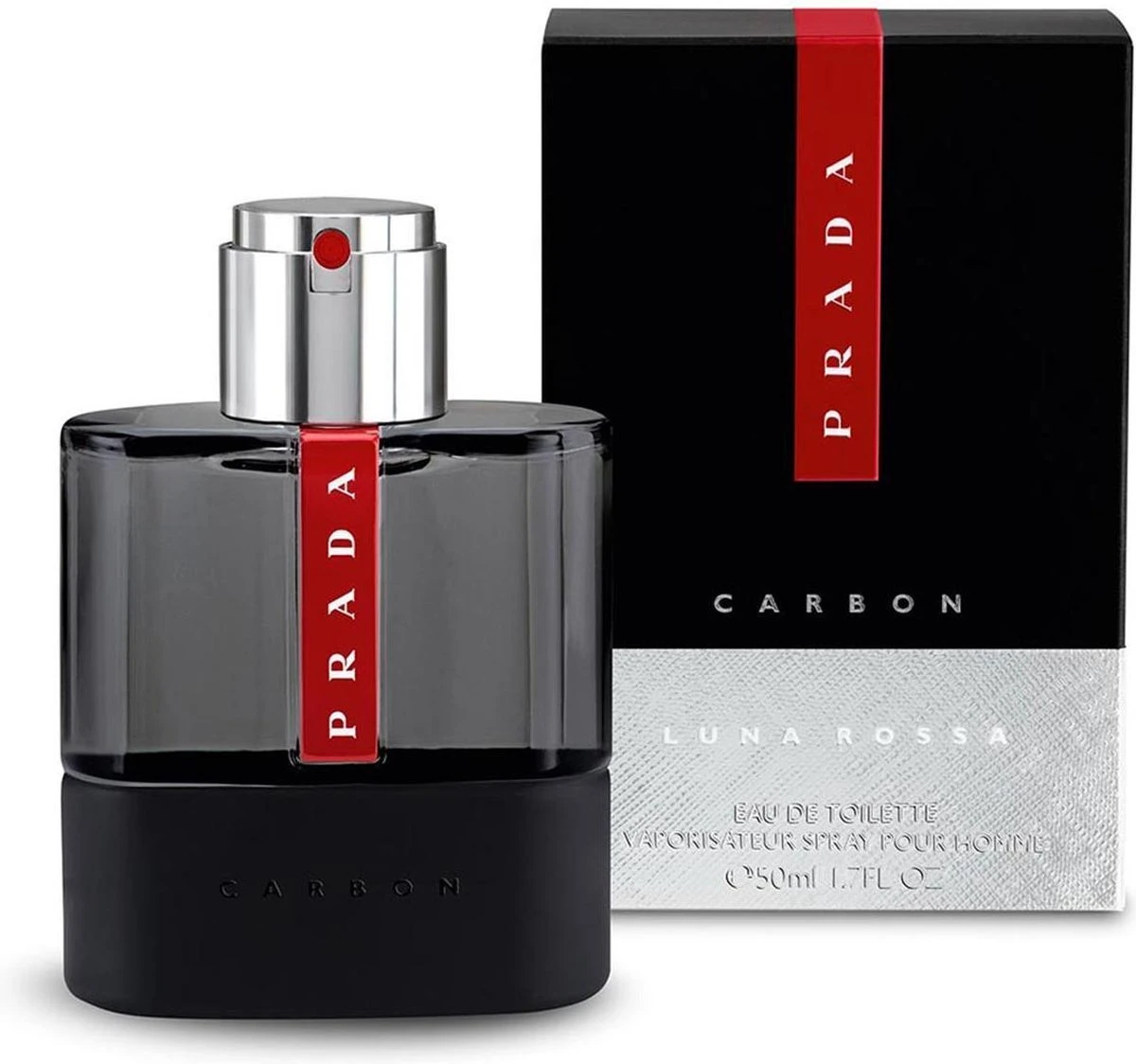 Prada - Luna Rossa Carbon 50ml - Eau De Toilette Spray 9 Prada - Luna Rossa Carbon 50ml - Eau De Toilette Spray - Afbeelding 9