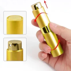 Scenty - Parfum Verstuiver Navulbaar - Mini Parfum Flesje - Reisflesje - Goud -Beroemde Parfum Winkel 1200x1183 7