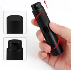 Scenty - Parfum Verstuiver Navulbaar - Mini Parfum Flesje - Reisflesje - Zwart 15 Scenty - Parfum Verstuiver Navulbaar - Mini Parfum Flesje - Reisflesje - Zwart -Beroemde Parfum Winkel 1200x1183 8