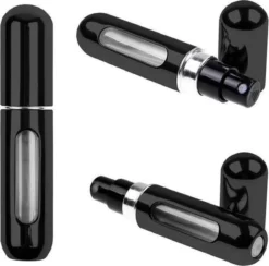 Mini Parfum Flesje | Lipstick Formaat Navulbare Parfum Verstuiver - Zwart -Beroemde Parfum Winkel 1200x1184 1