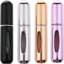 Mini Parfum Flesje 4-PACK | Lipstick Formaat Navulbare Parfum Verstuiver