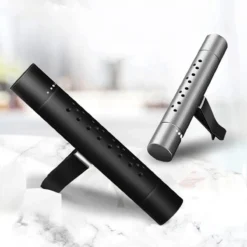 Autoparfum - Luchtverfrisser Auto - Inclusief 5 Geuren - Luxe Design - ZILVER - Aromatherapie - Ventilatierooster - Hervulbaar - Duurzaam - Verfrissend