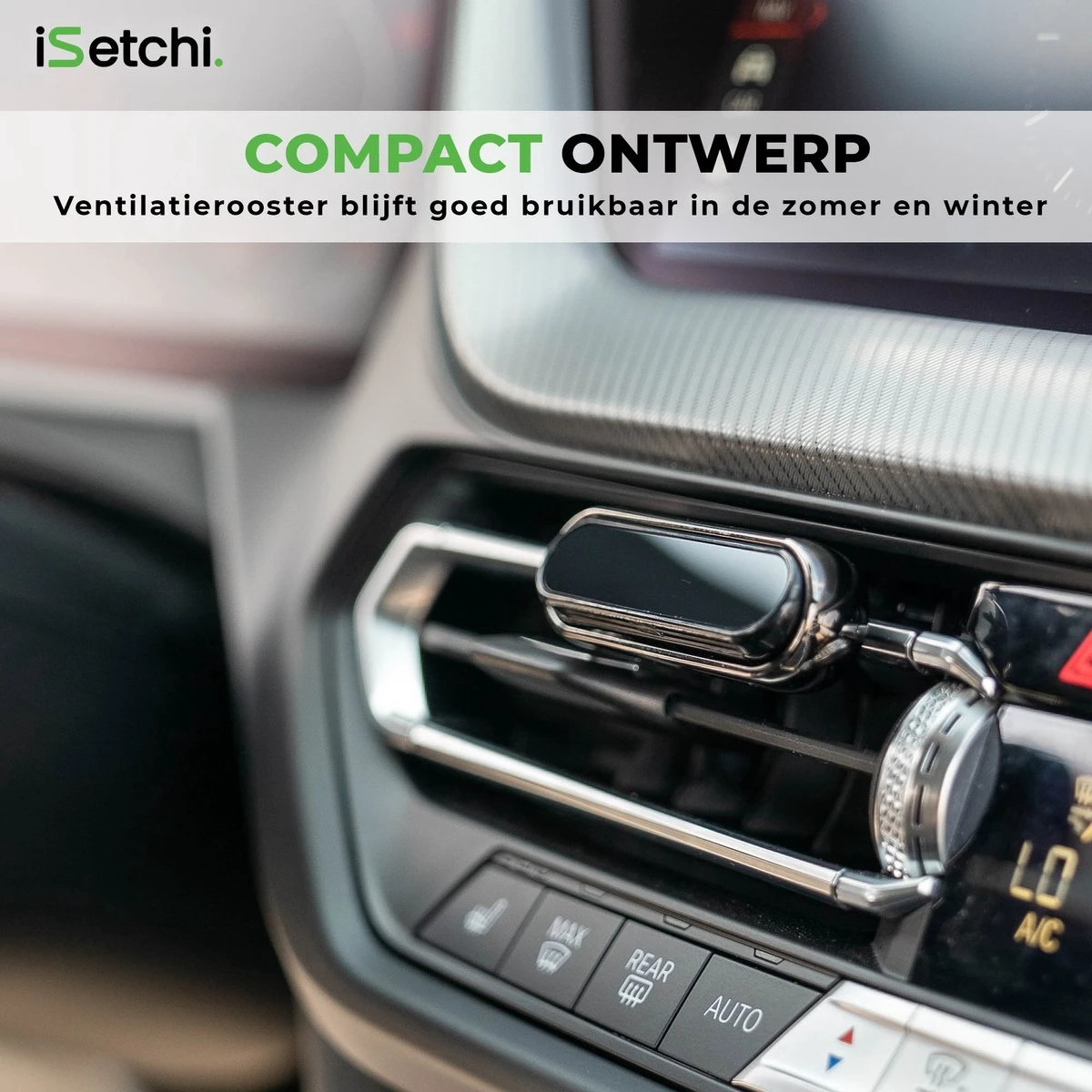 ISetchi Frisse Autoparfum - Autogeur - Met 4 Verschillende Geuren – Compact Formaat & Navulbaar - Metaal Ontwerp - Parfum Voor Luchtrooster Ventilatierooster -Auto Luchtje - Car Perfume 2 ISetchi Frisse Autoparfum - Autogeur - Met 4 Verschillende Geuren – Compact Formaat & Navulbaar - Metaal Ontwerp - Parfum Voor Luchtrooster Ventilatierooster -Auto Luchtje - Car Perfume - Afbeelding 2