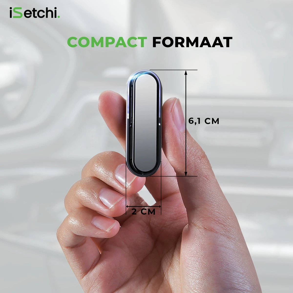 ISetchi Frisse Autoparfum - Autogeur - Met 4 Verschillende Geuren – Compact Formaat & Navulbaar - Metaal Ontwerp - Parfum Voor Luchtrooster Ventilatierooster -Auto Luchtje - Car Perfume 7 ISetchi Frisse Autoparfum - Autogeur - Met 4 Verschillende Geuren – Compact Formaat & Navulbaar - Metaal Ontwerp - Parfum Voor Luchtrooster Ventilatierooster -Auto Luchtje - Car Perfume - Afbeelding 7