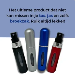 Cetins - Parfum Verstuiver Navulbaar - Mini Parfum Flesje - Reisflesje – Matt Blauw -Beroemde Parfum Winkel 1200x1200 356