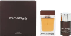 Dolce & Gabbana The One For Men Geschenkset - Eau De Toilette + Deodorant -Beroemde Parfum Winkel 1200x613 1