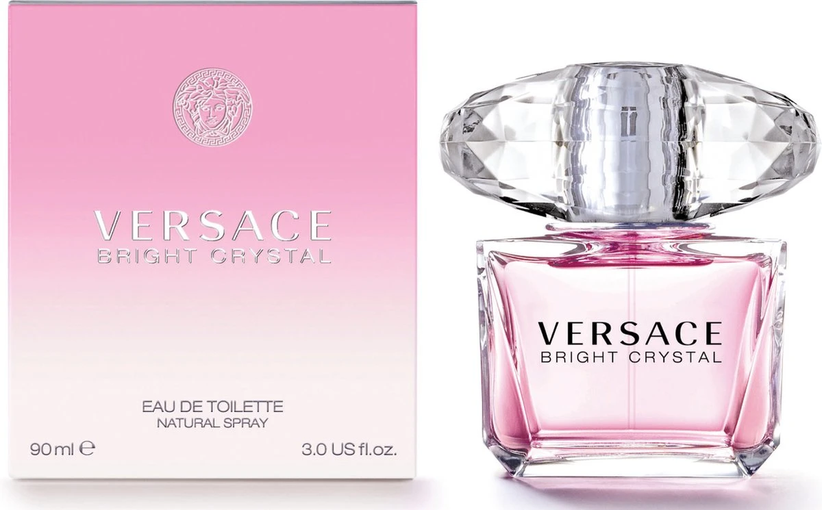 Versace Bright Crystal 90 Ml - Eau De Toilette - Damesparfum 3 Versace Bright Crystal 90 Ml - Eau De Toilette - Damesparfum - Afbeelding 3