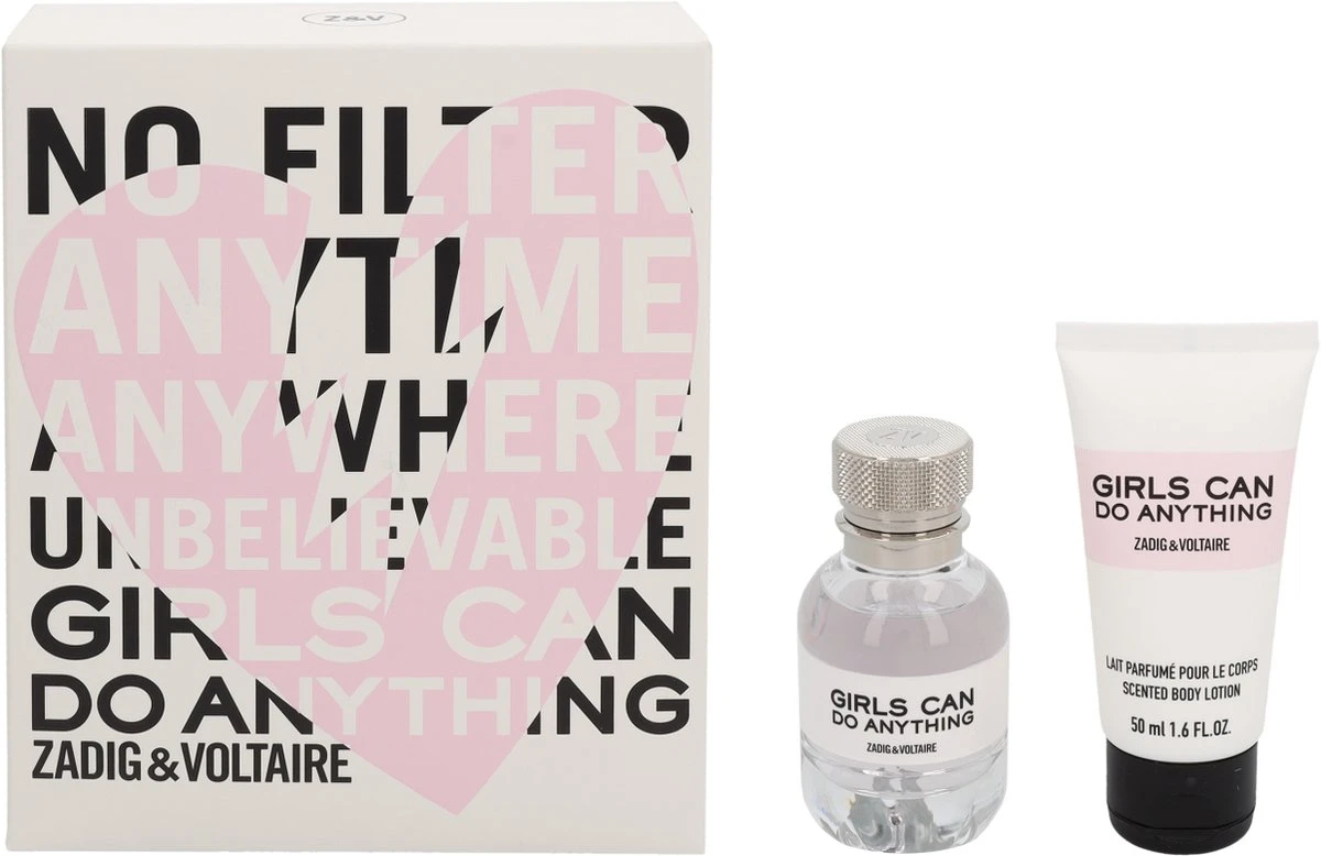 Zadig & Voltaire Girls Can Do Anything Giftset - 30 Ml Eau De Parfum + 50 Ml Bodylotion - Geurengeschenkset 2 Zadig & Voltaire Girls Can Do Anything Giftset - 30 Ml Eau De Parfum + 50 Ml Bodylotion - Geurengeschenkset - Afbeelding 2