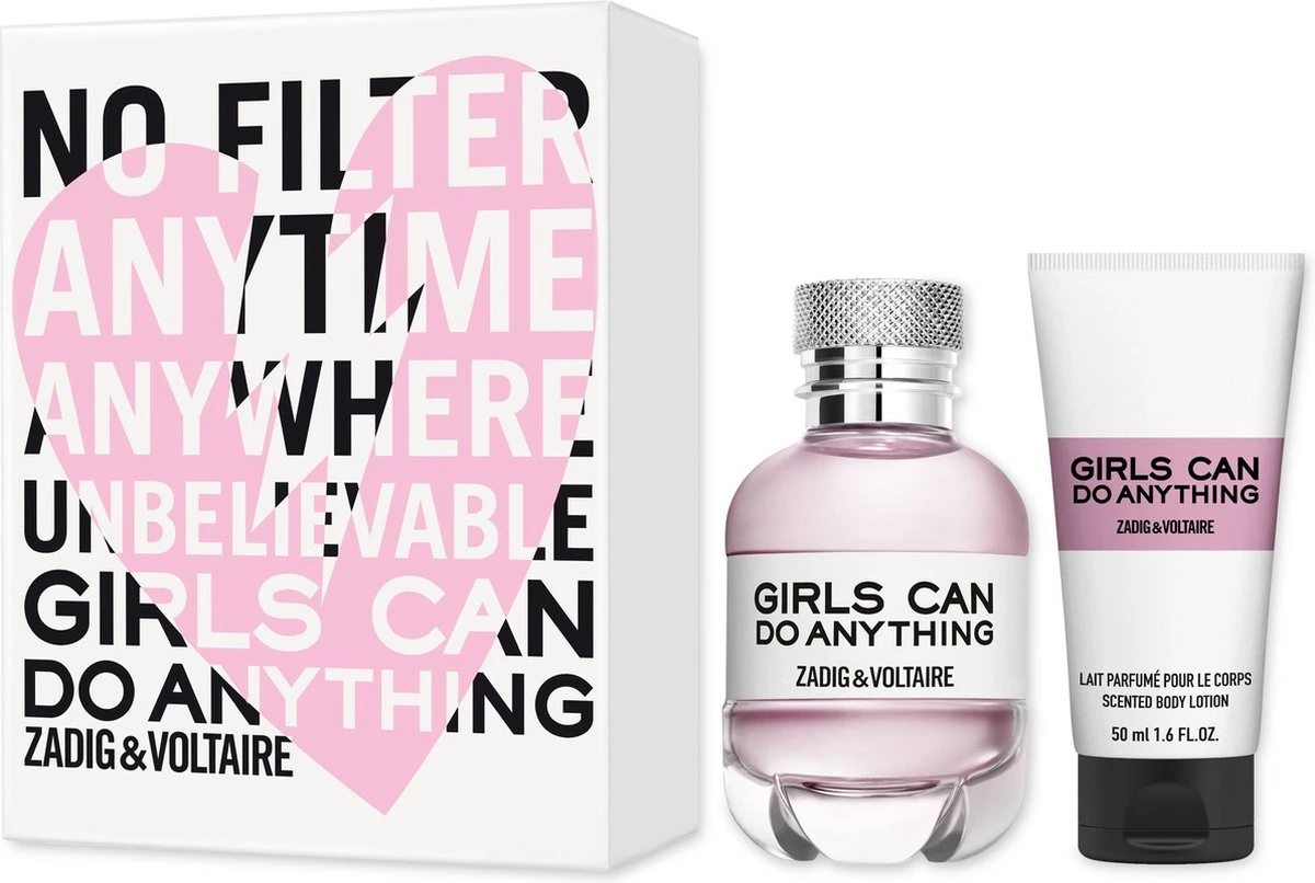 Zadig & Voltaire Girls Can Do Anything Giftset - 30 Ml Eau De Parfum + 50 Ml Bodylotion - Geurengeschenkset 3 Zadig & Voltaire Girls Can Do Anything Giftset - 30 Ml Eau De Parfum + 50 Ml Bodylotion - Geurengeschenkset - Afbeelding 3