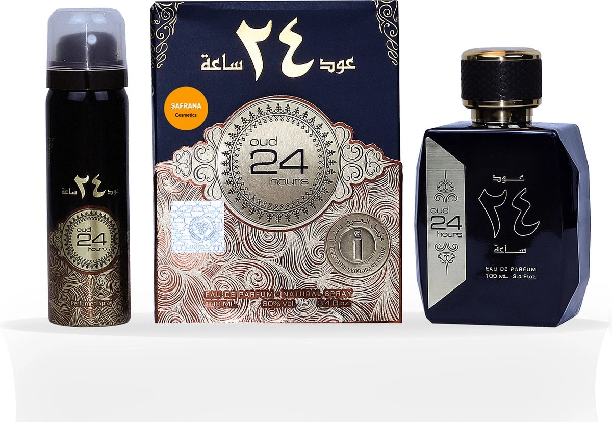 Oud 24 Hours Arabian Parfum (100ml) + Spray (Unisex) 2 Oud 24 Hours Arabian Parfum (100ml) + Spray (Unisex) - Afbeelding 2