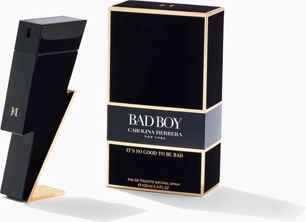 Carolina Herrera - Bad Boy - 100ml - Eau De Toilette - Herenparfum 15 Carolina Herrera - Bad Boy - 100ml - Eau De Toilette - Herenparfum - Afbeelding 15