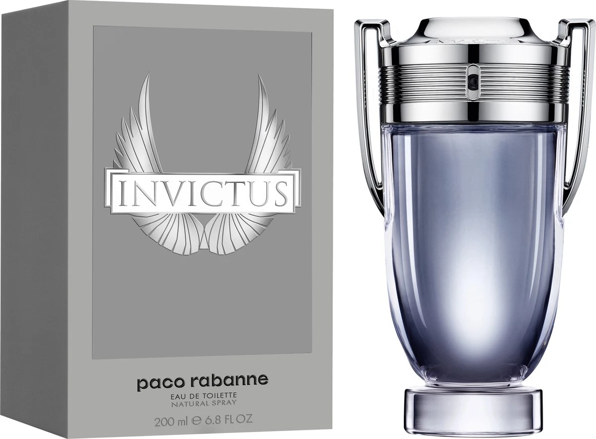 Paco Rabanne Invictus 200 Ml - Eau De Toilette - Herenparfum 4 Paco Rabanne Invictus 200 Ml - Eau De Toilette - Herenparfum - Afbeelding 4