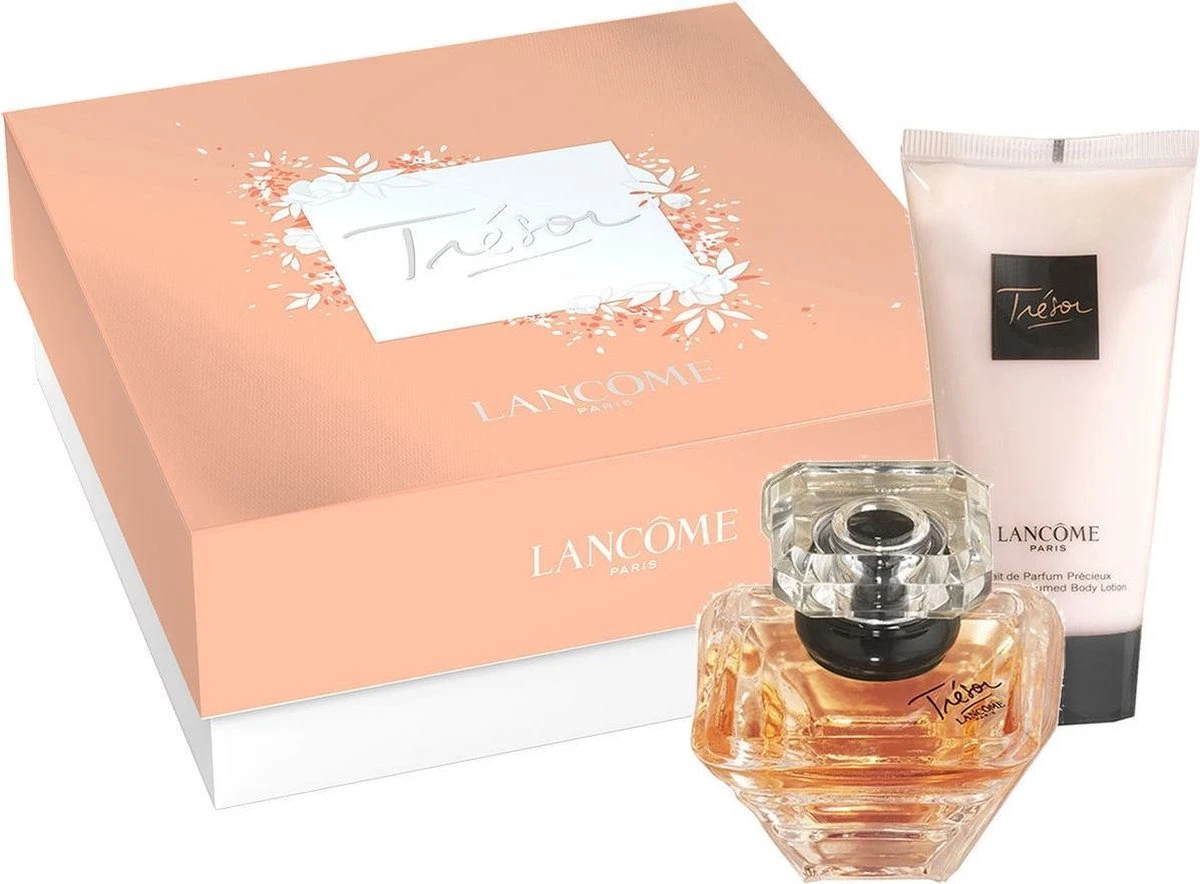 Lancome - Tresor Giftset - Trésor Eau De Parfum 30 Ml & Trésor Lotion 50 Ml 1 Lancome - Tresor Giftset - Trésor Eau De Parfum 30 Ml & Trésor Lotion 50 Ml