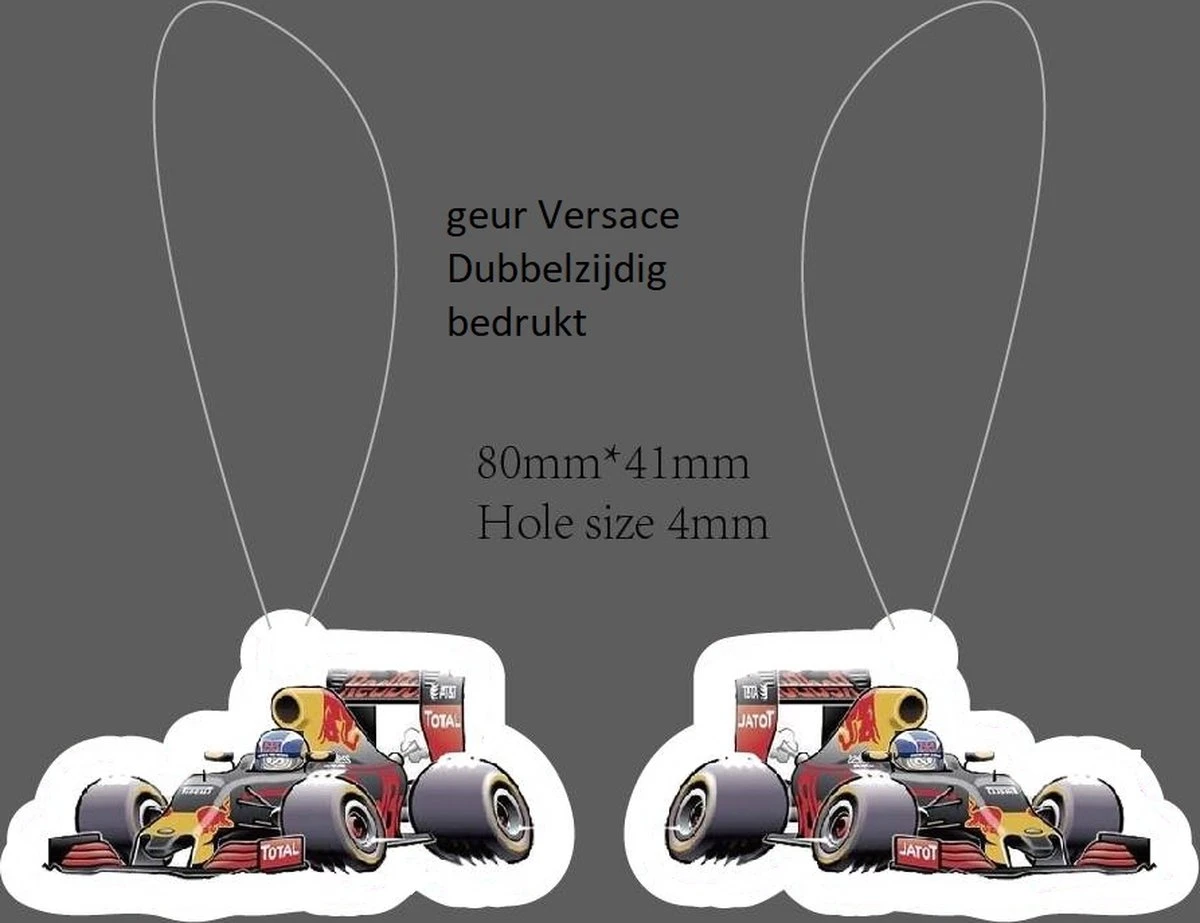 Merkloos Autoparfum Red Bull Racing - Luchtverfrisser Auto - Autogeur - Auto Accessoires - Max Verstappen 3 Merkloos Autoparfum Red Bull Racing - Luchtverfrisser Auto - Autogeur - Auto Accessoires - Max Verstappen - Afbeelding 3
