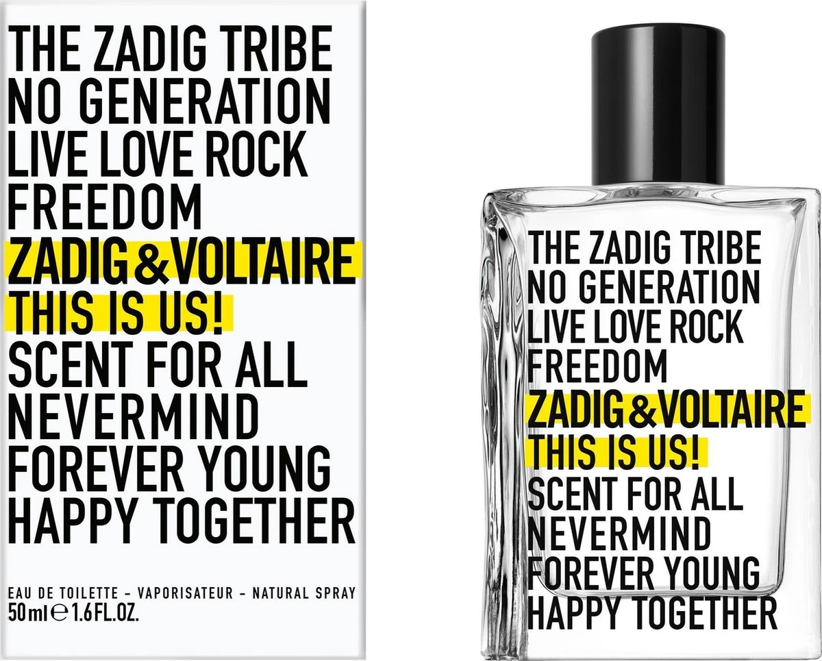 Zadig & Voltaire This Is Us! 50 Ml - Eau De Toilette - Unisex 2 Zadig & Voltaire This Is Us! 50 Ml - Eau De Toilette - Unisex - Afbeelding 2