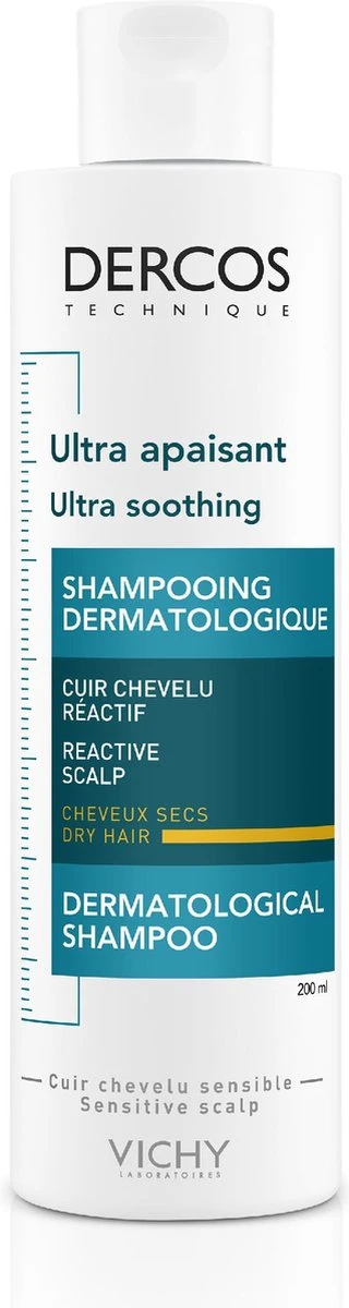 Vichy Dercos Ultra-Kalmerende Shampoo - Droog Haar 1 Vichy Dercos Ultra-Kalmerende Shampoo - Droog Haar