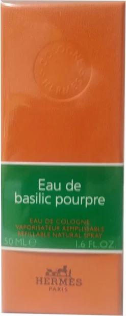 Hermès Eau De Basilic Pourpre - 50 Ml - Eau De Cologne - Unisexparfum -Beroemde Parfum Winkel 481x1200