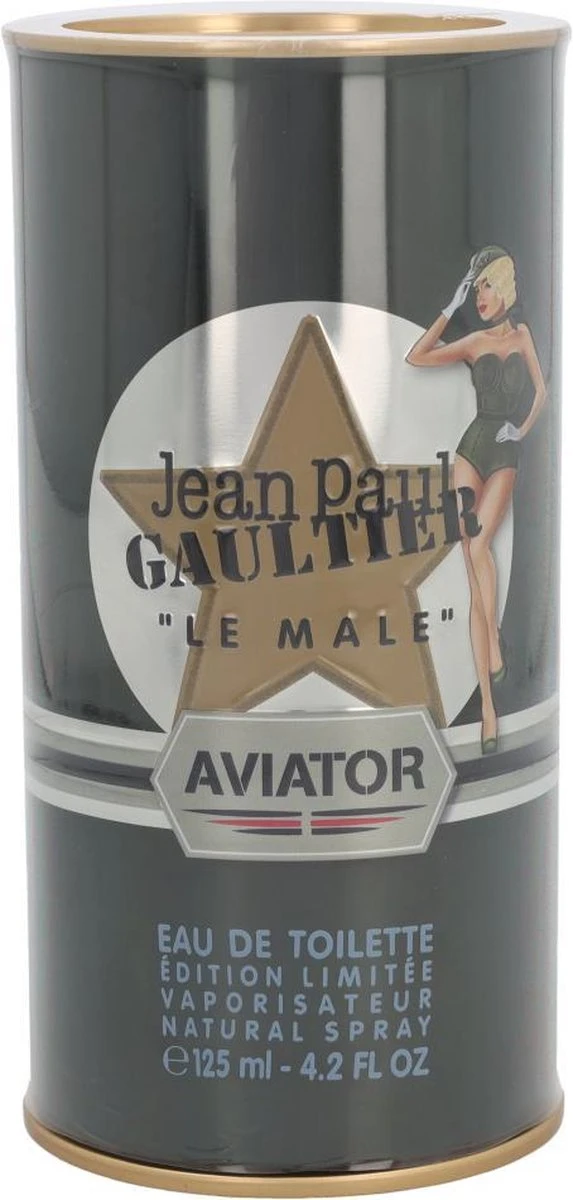 Jean Paul Gaultier Le Male Aviator Eau De Toilette 125ml Spray - Limited Edition 2 Jean Paul Gaultier Le Male Aviator Eau De Toilette 125ml Spray - Limited Edition - Afbeelding 2