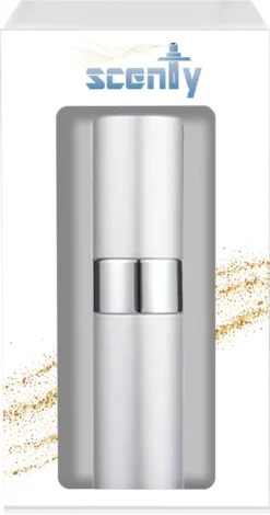 Scenty - Parfum Verstuiver Navulbaar - Mini Parfum Flesje - Reisflesje - Zilver -Beroemde Parfum Winkel 630x1200 10