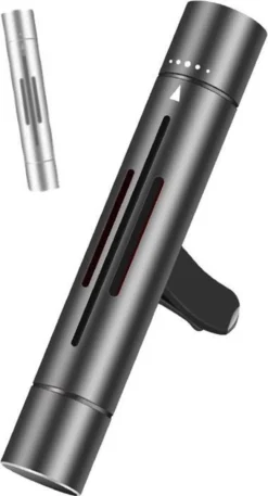 Autoparfum - Luchtverfrisser Auto - Inclusief 5 Geuren - Luxe Design - ZWART(2) - Hervulbaar - Fris -Beroemde Parfum Winkel 648x1200 2