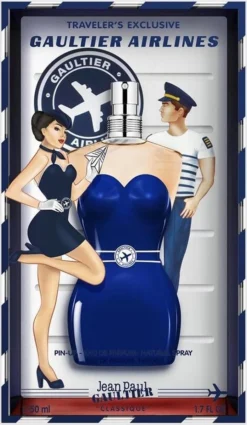 Jean Paul Gaultier Classique Gaultier Airlines Traveler's Exclusive - 50 Ml - Eau De Parfum Spray - Damesparfum -Beroemde Parfum Winkel 698x1200 2