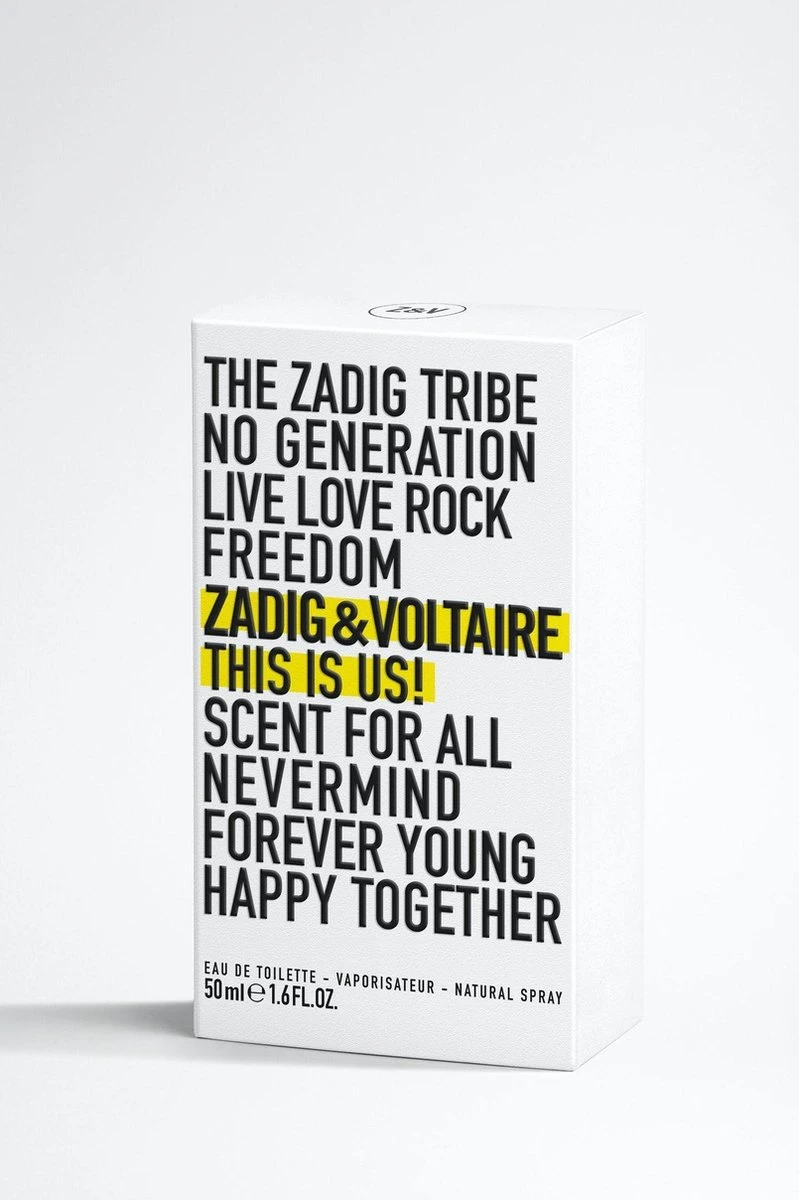 Zadig & Voltaire This Is Us! 50 Ml - Eau De Toilette - Unisex 4 Zadig & Voltaire This Is Us! 50 Ml - Eau De Toilette - Unisex - Afbeelding 4