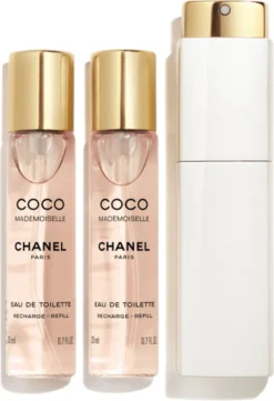 Chanel Coco Mademoiselle Geschenkset - Eau De Toilette + 2x Eau De Toilette Refill -Beroemde Parfum Winkel 820x1200 2