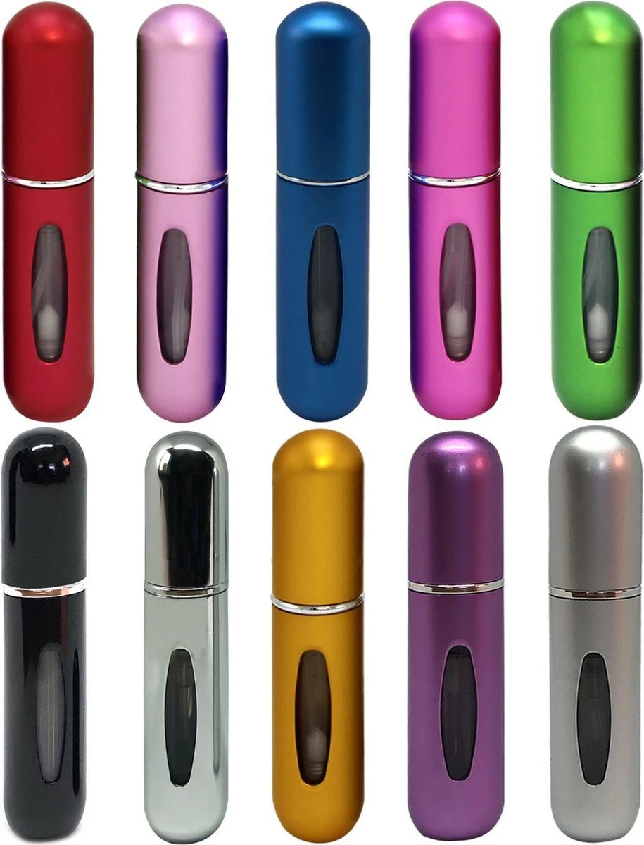 MaxedMore Navulbare Parfumverstuiver 5ml Zilver - 65 Keer Spraybare Parfum Verstuiver - Hervulbaar Tasverstuiver Voor Parfum - Meeneem Mini Geur Flesje Voor Op Reis - Lipstick Formaat Navulbaar Parfumflesje 3 MaxedMore Navulbare Parfumverstuiver 5ml Zilver - 65 Keer Spraybare Parfum Verstuiver - Hervulbaar Tasverstuiver Voor Parfum - Meeneem Mini Geur Flesje Voor Op Reis - Lipstick Formaat Navulbaar Parfumflesje - Afbeelding 3