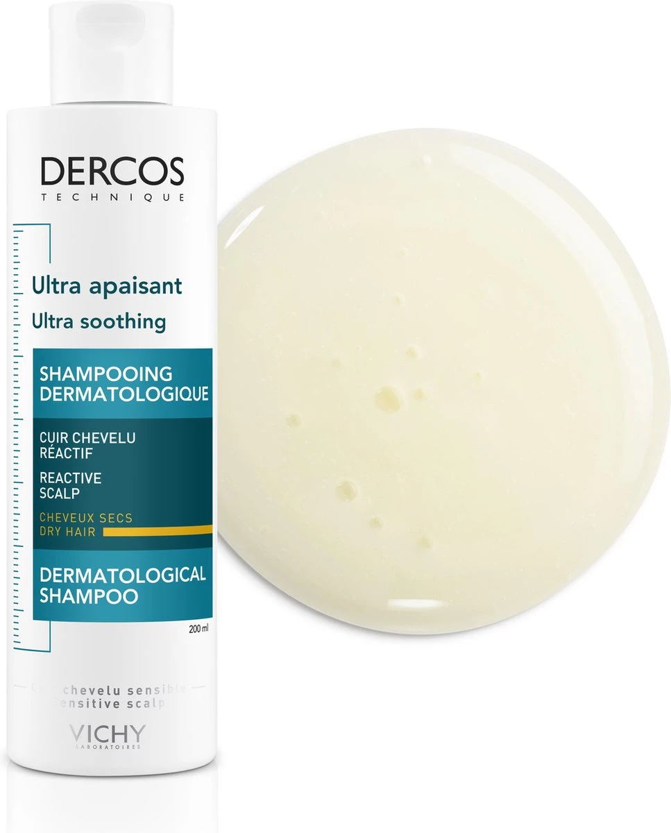 Vichy Dercos Ultra-Kalmerende Shampoo - Droog Haar 3 Vichy Dercos Ultra-Kalmerende Shampoo - Droog Haar - Afbeelding 3