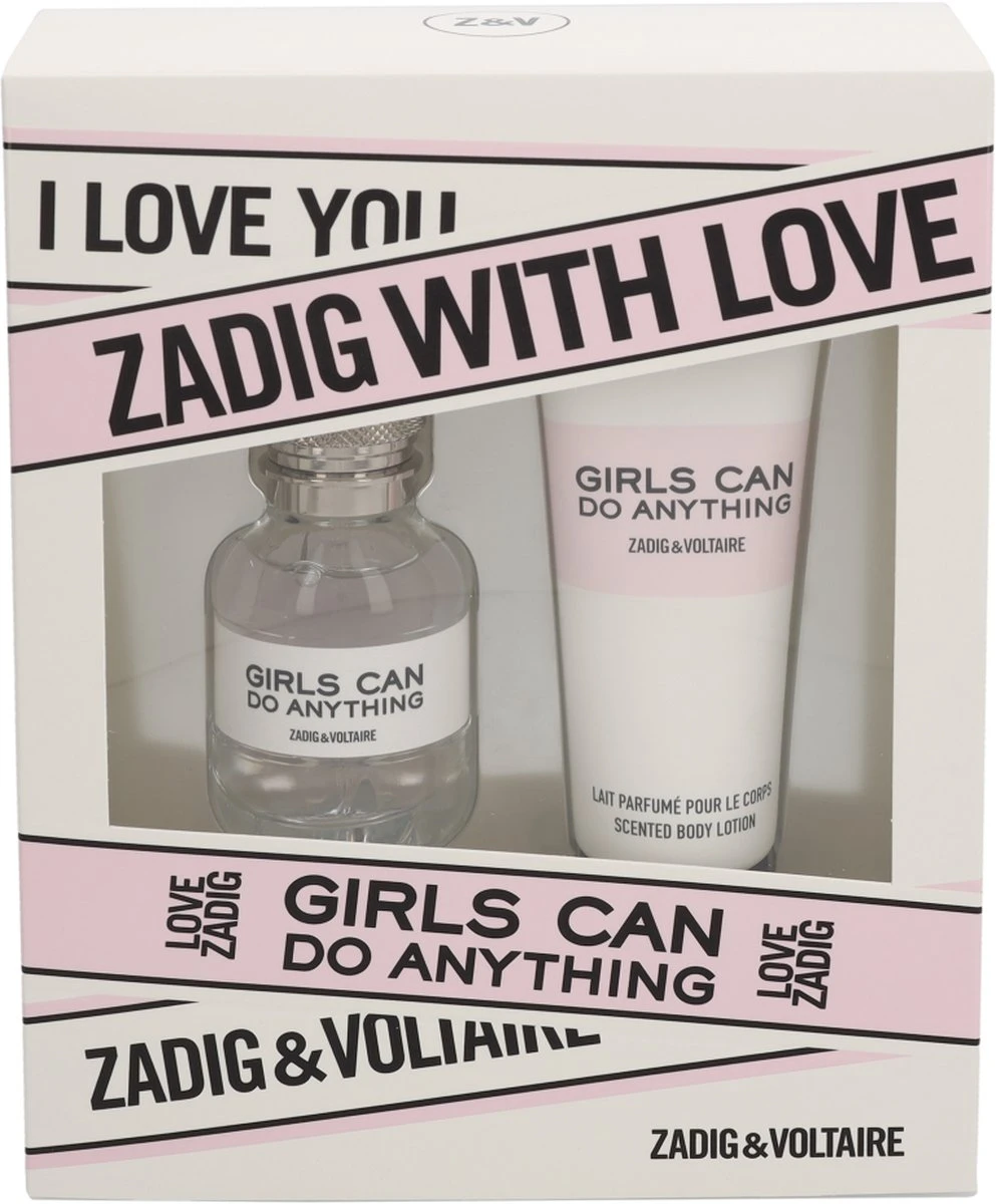 Zadig & Voltaire Girls Can Do Anything Giftset - 30 Ml Eau De Parfum + 75 Ml Bodylotion - Geurengeschenkset 3 Zadig & Voltaire Girls Can Do Anything Giftset - 30 Ml Eau De Parfum + 75 Ml Bodylotion - Geurengeschenkset - Afbeelding 3